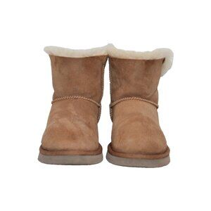 Womens Size 7 Ugg Mini Bailey Bow ll 38 1005062 Chestnut Shearling Winter Boots